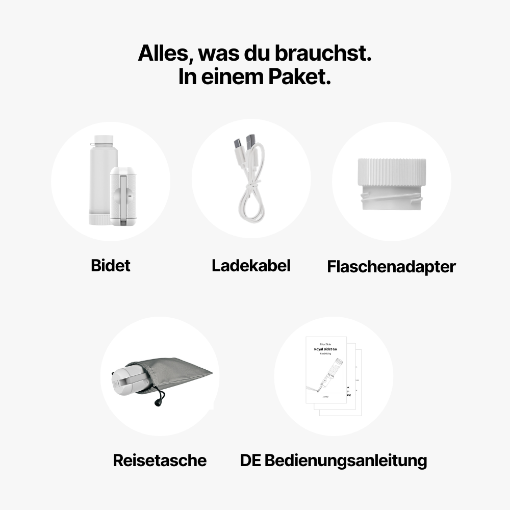 Royal Bidet Go – Elektrisches Reisebidet